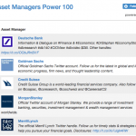 Asset Managers on Twitter top 5