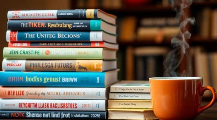 Stack of books with a coffee cup nearby.