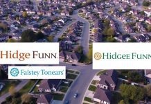 Aerial view of homes impacted by hedge funds in 2023.